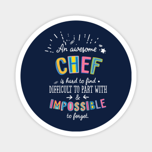 An awesome Chef Gift Idea - Impossible to Forget Quote Magnet